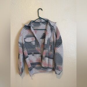 Women's Aztec Sweater Jacket